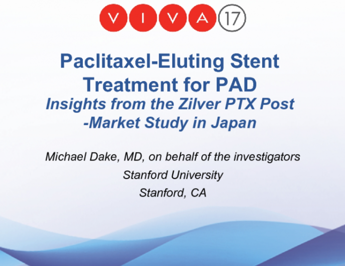 Paclitaxel-Eluting Stent Treatment for PAD: Insights from the Zilver PTX Post-Market Study in Japan