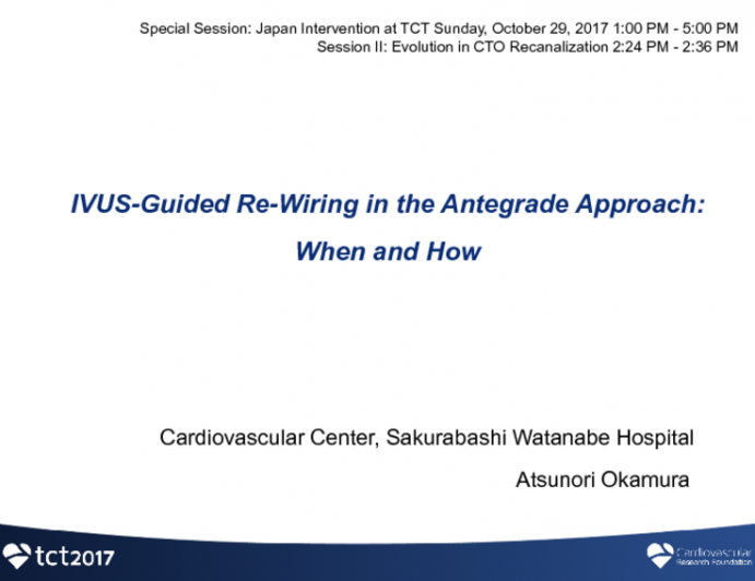 IVUS-Guided Rewiring in the Antegrade Approach: When and How?