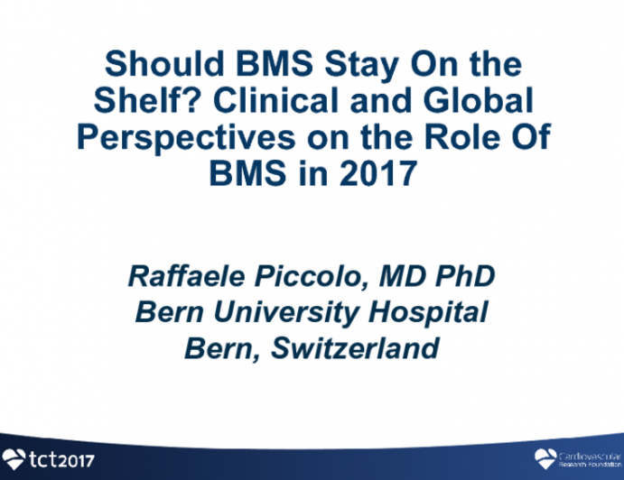Should BMS Stay On the Shelf? Clinical and Global Perspectives on the Role Of BMS in 2017