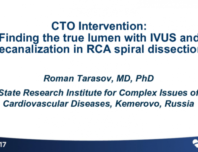 Case Presentation 2: CTO Intervention