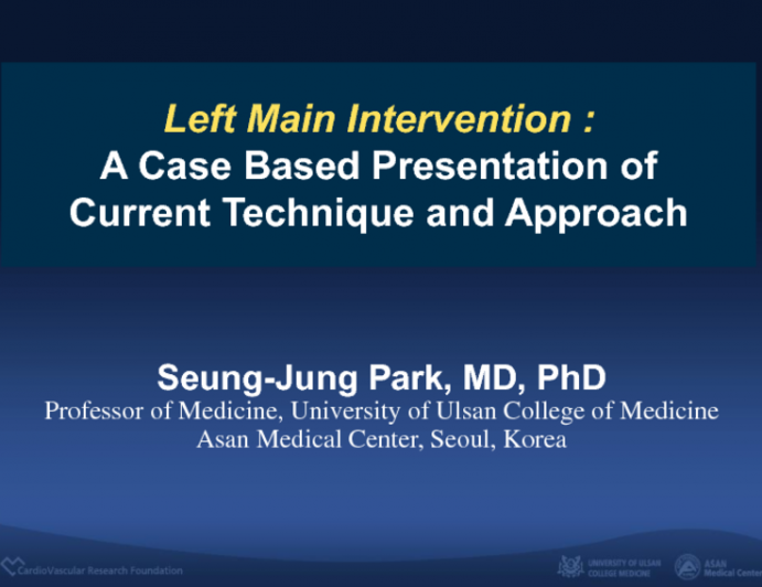 Left Main Intervention: A Case-based Presentation of Current Techniques and Approaches