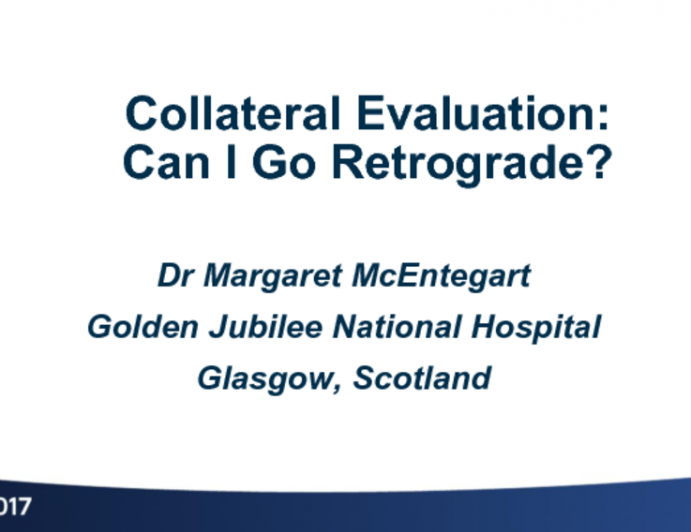 Collateral Evaluation: Can I Go Retrograde?