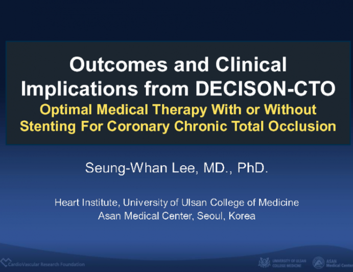 Outcomes and Clinical Implications From DECISION-CTO