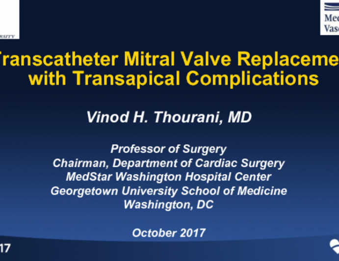Case Presentation: TMVR With Transapical Complications
