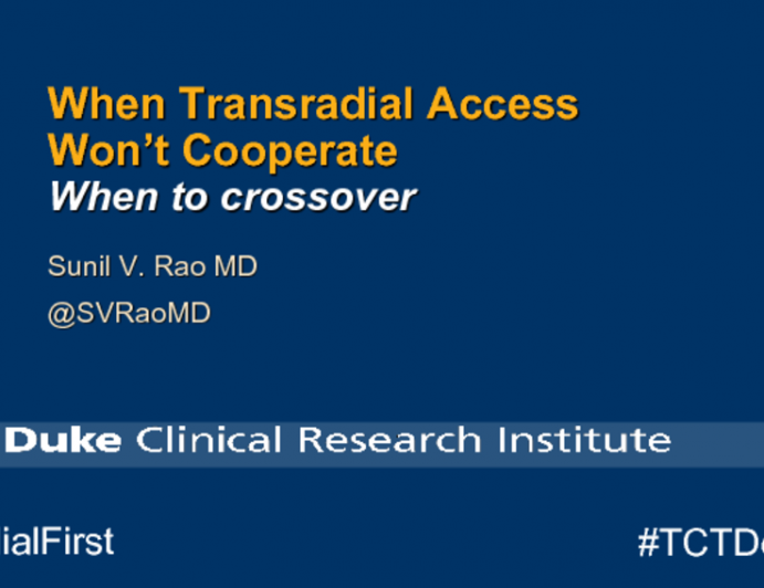 Case #1: When Transradial Access in STEMI Won't Cooperate - When to Crossover (With Discussion)