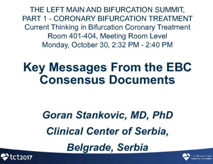 Key Messages From the EBC Consensus Documents