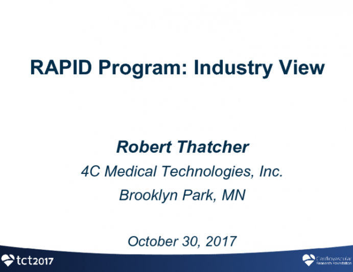 RAPID Program: Industry View