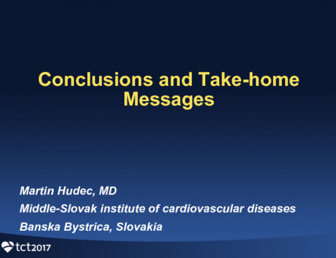 Conclusions and Take-home Messages