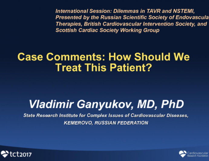 Case Comments: How Should We Treat This Patient?