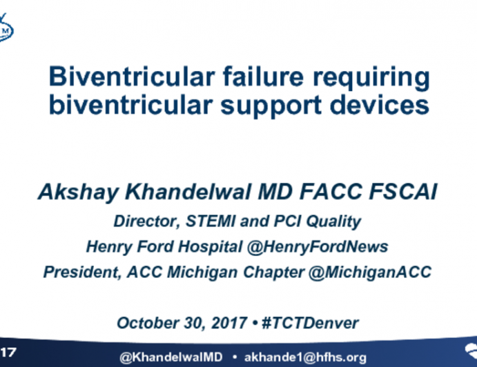 Case #7: Biventricular Failure Requiring Biventricular Support Devices (With Discussion)