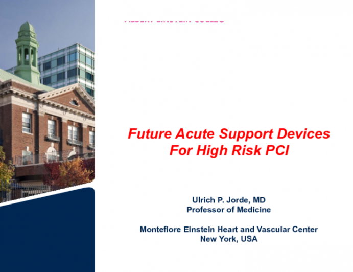 Future Devices for Mechanical Circulatory Support in Cardiogenic Shock and High-Risk PCI