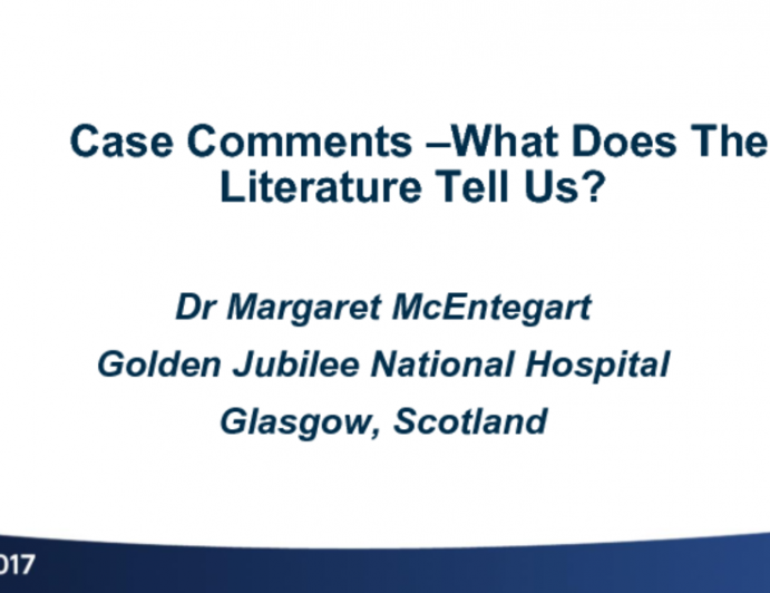 Case Comments: What Does the Literature Tell Us?