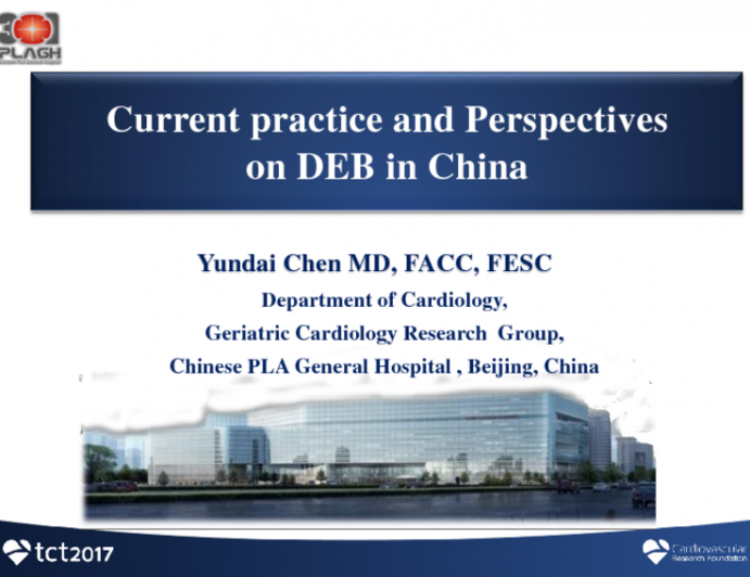 Current Practice and Perspectives on DCB in China