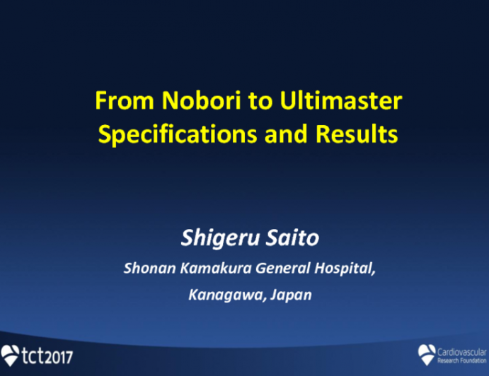 PLLA-Based Biolimus A9 Elution II: From Nobori to Ultimaster – Specifications and Results