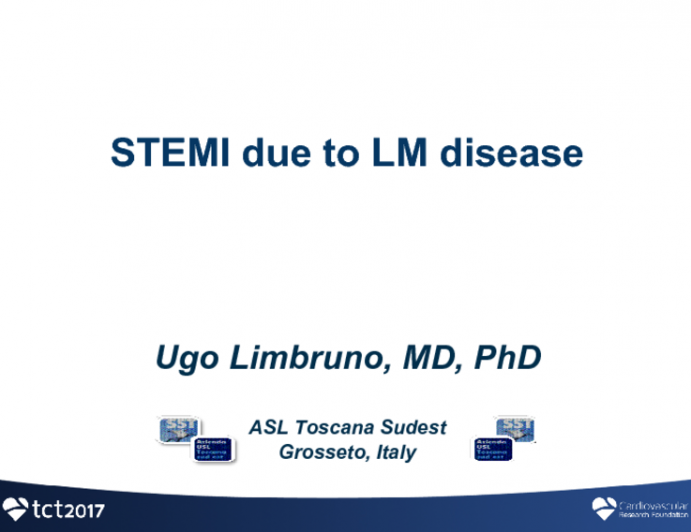 Italy Presents a Case: STEMI Due to Left Main Disease