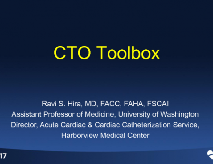 The Essential Toolbox for CTO PCI