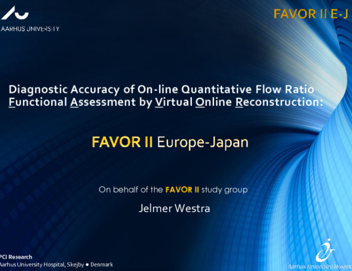 FAVOR II Europe Japan: Diagnostic Accuracy of the Angiographic Quantitative Flow Ratio in Patients With Coronary Artery Disease