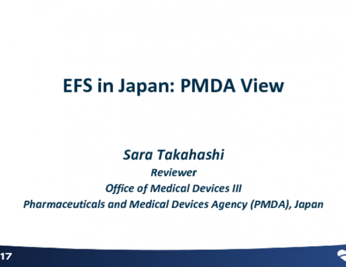 EFS in Japan: PMDA View