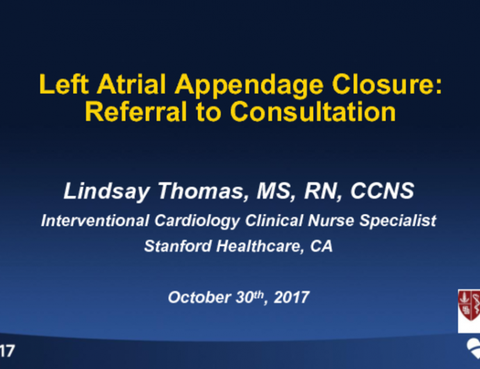 LAA Closure I: From Referral to Consultation