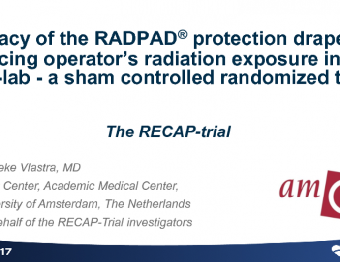 RECAP: A Sham-Controlled Randomized Trial of Radiation Protection in Patients Undergoing PCI