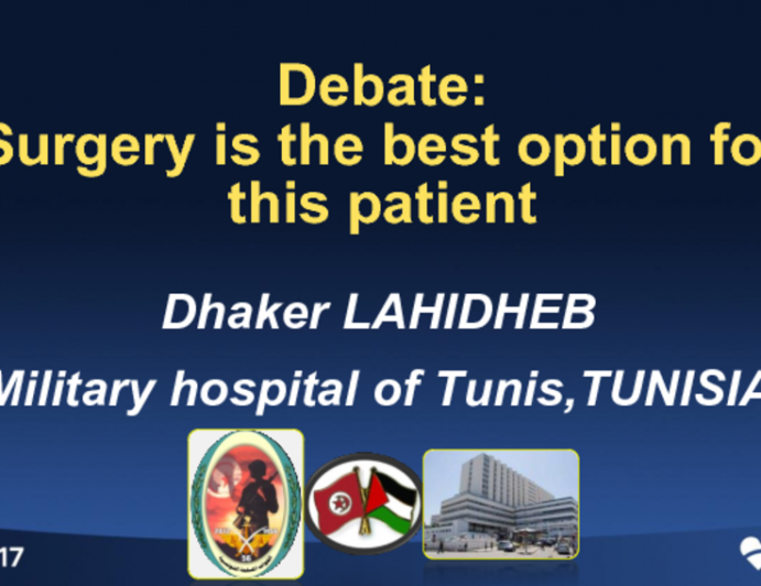 Debate: Surgery Is the Best Option for This Patient!