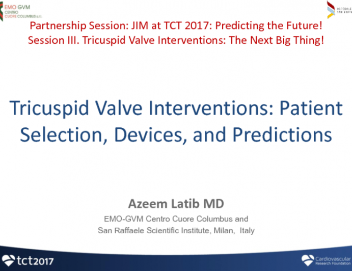 Tricuspid Valve Interventions: Patient Selection, Devices, and Predictions