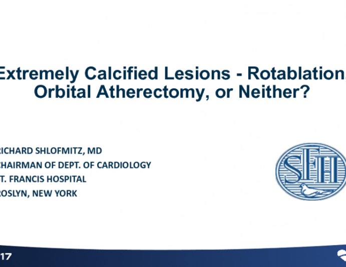 Case Presentations: Extremely Calcified Lesions - Rotablation, Orbital Atherectomy, or Neither? (With Discussion)