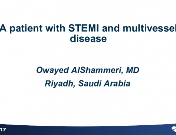 Case Presentation: A Patient With STEMI and Multivessel Disease