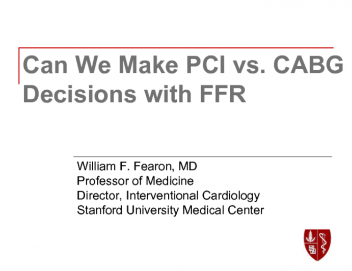Do We Have Enough Data to Make PCI vs CABG Decisions in Complex CAD Using FFR?