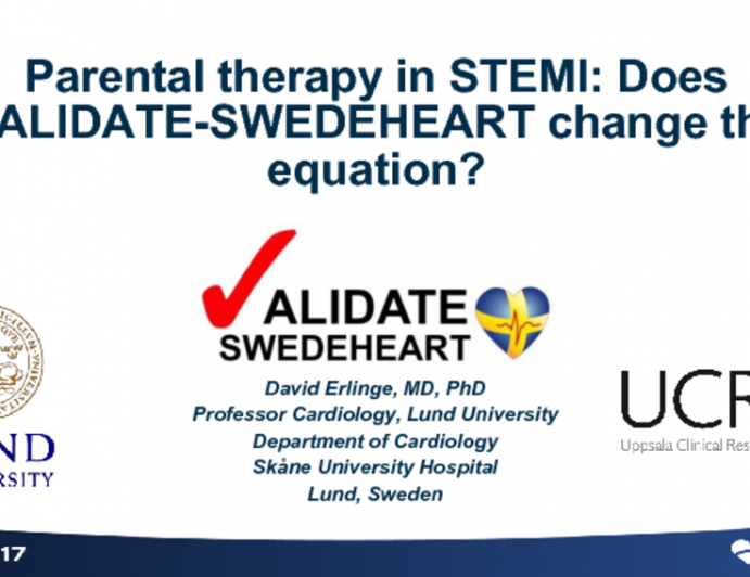 Parenteral Therapy in STEMI: Does VALIDATE Change the Equation?