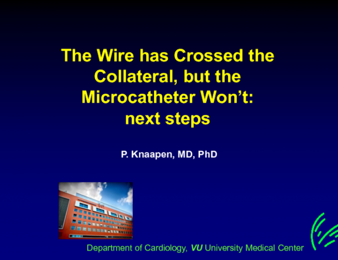 The Wire Has Crossed the Collateral, but the Microcatheter Won't: Next Steps