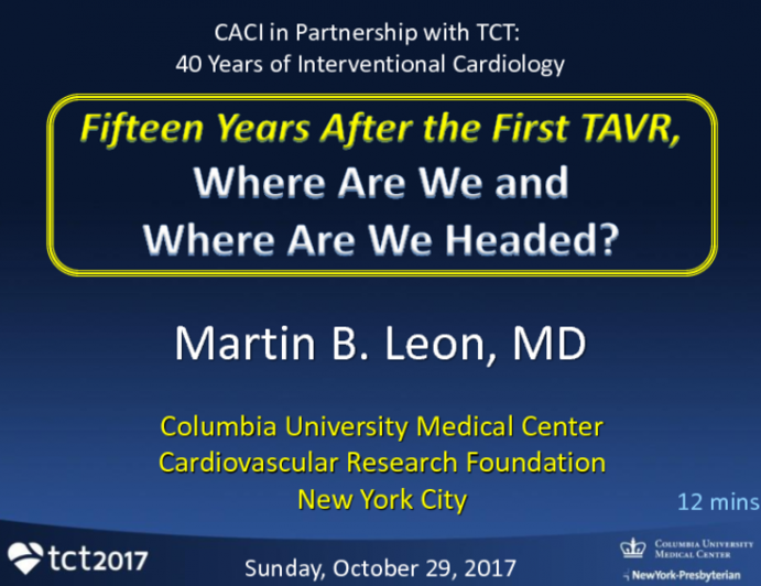 Fifteen Years After the First TAVR, Where Are We and Where Are We Headed?