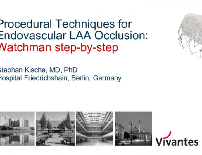 Procedural Techniques for Endovascular LAA Occlusion: Watchman Step-by-step (With Discussion)