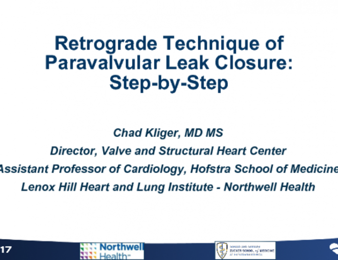 Case #9: Retrograde Technique of Paravalvular Leak Closure: Step-by-step (With Discussion)