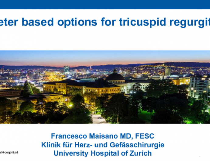 Catheter-Based Treatment Options for Tricuspid Regurgitation