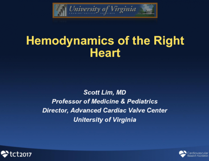 Hemodynamics of Right Heart Pressures