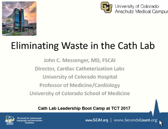 Eliminating Waste in the Cath Lab