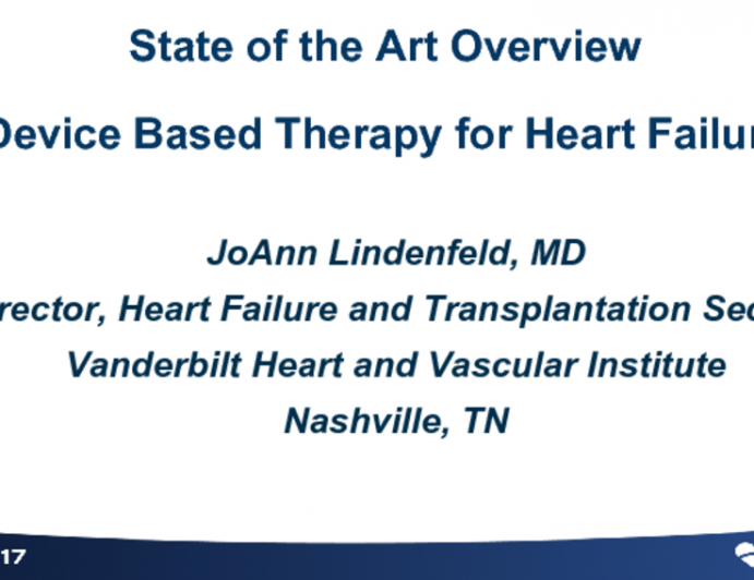 State-of-the-Art Overview: Device-Based Therapies for CHF