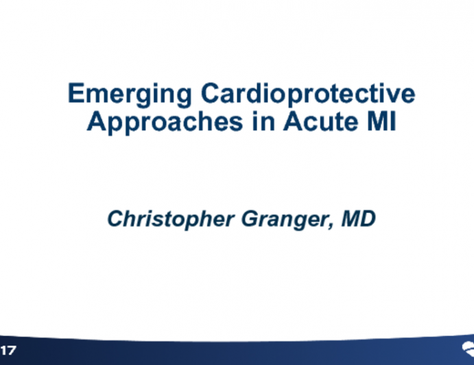 Emerging Pharmacologic Approaches for Cardioprotection in Acute MI