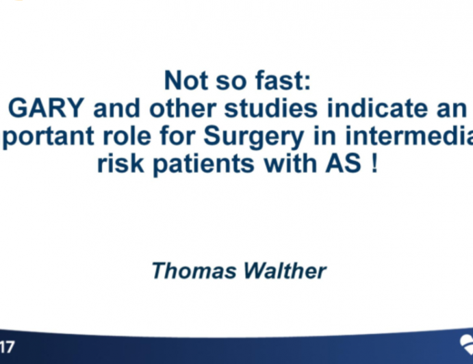 Viewpoint #2: Not So Fast! GARY and Other Studies Indicate an Important Role for Surgery in Intermediate-risk Patients