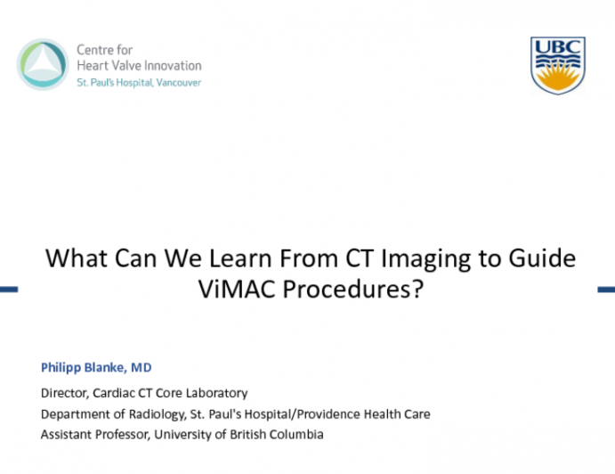 What Can We Learn From CT Imaging to Guide ViMAC Procedures?