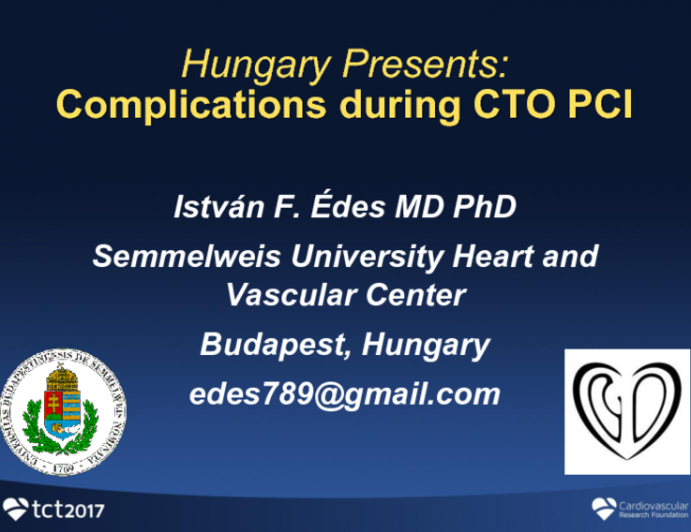 Hungary Presents: Complications During CTO PCI