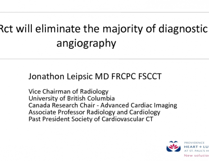 Debate: CT-FFR Will Replace Most Diagnostic Catheterizations!