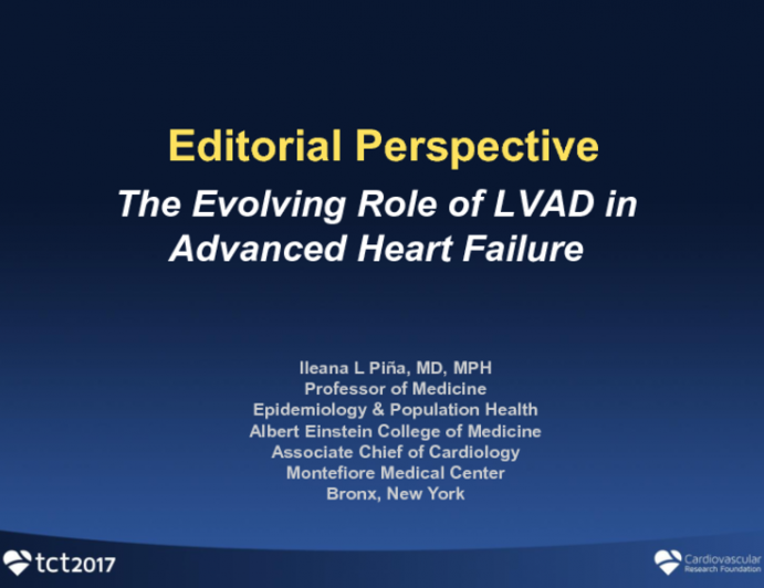 Editorial Perspective: The Evolving Role of LVAD in Interventional HF