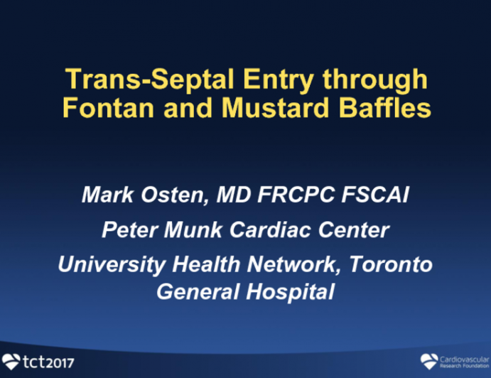 Case #4: Trans-septal Entry Through Fontan and Mustard Baffles (With Discussion)