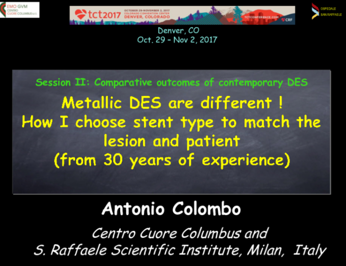Metallic DES Are Different! How I Choose Stent Type to Match the Lesion and Patient (From 30 Years of Experience)