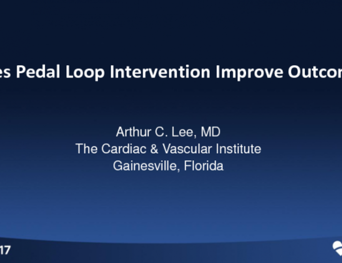 Does Pedal Loop Angioplasty Improve the Outcomes of Patients With CLI?
