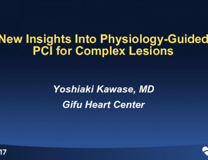 New Insights Into Physiology-Guided PCI for Complex Lesions