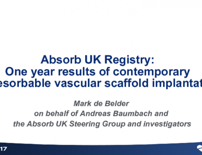 Registry Update: ABSORB UK