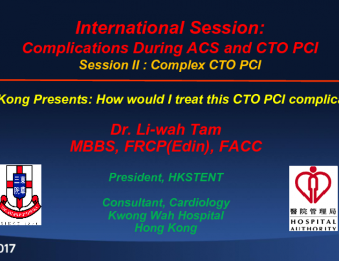 Hong Kong Presents: How Should I Treat This Complex CTO?